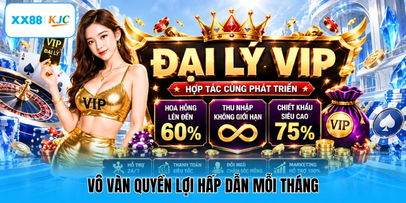 Vô vàn quyền lợi hấp dẫn mỗi tháng